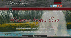 Desktop Screenshot of indianspringsclub.com