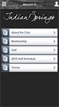 Mobile Screenshot of indianspringsclub.com